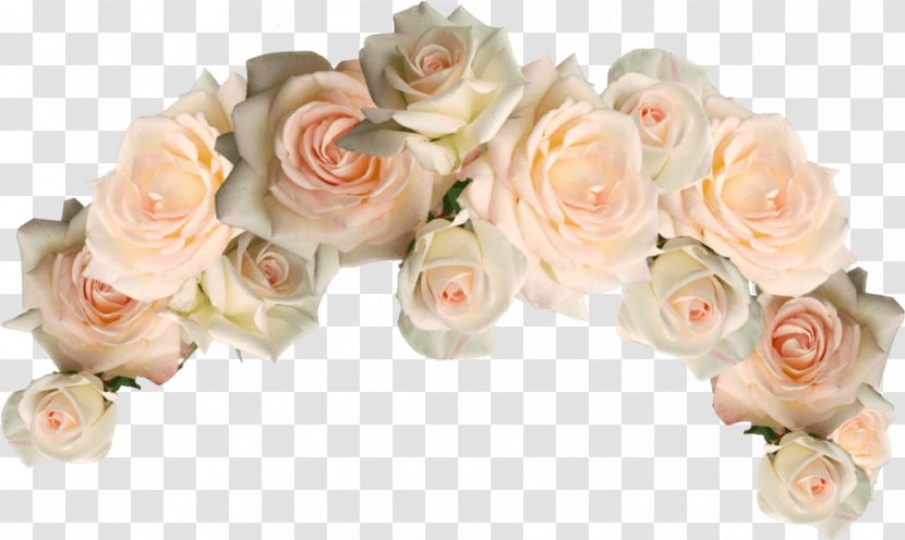 Garden Roses Cut Flowers Floral Design Wreath - Flower Transparent PNG