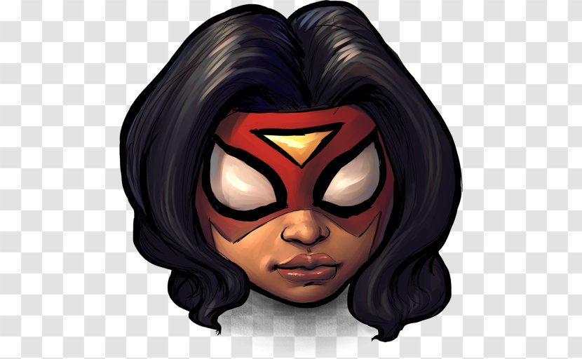 Forehead Mask Face Illustration - Spiderman - Comics Spiderwoman Transparent PNG