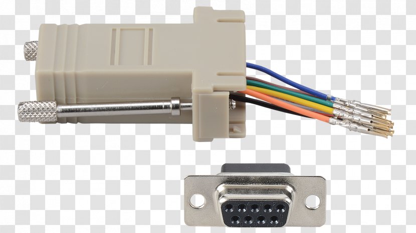 Serial Cable Electrical Connector Network Cables Adapter - Technology Transparent PNG