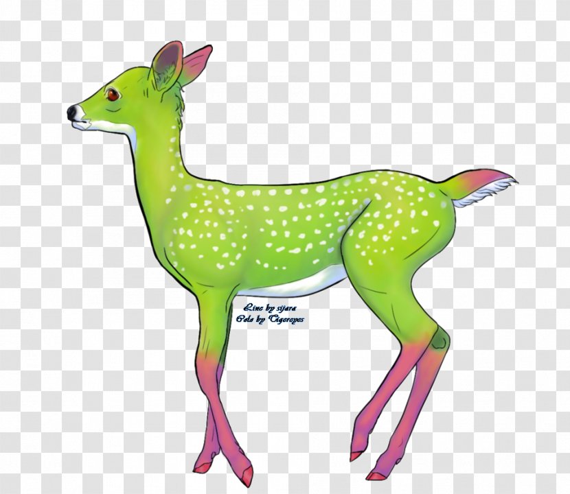 Reindeer Giraffe Gazelle Antler Clip Art - Animal Figure Transparent PNG