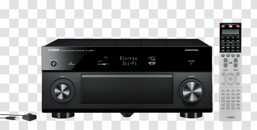 AV Receiver Yamaha Corporation Audio Radio Surround Sound Transparent PNG