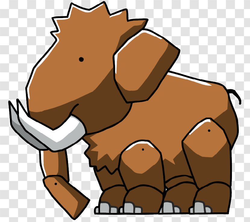 Clip Art Scribblenauts Unlimited The Woolly Mammoth - Horse Transparent PNG
