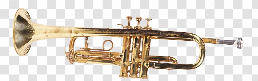 Trumpet Musical Instrument Trombone Brass Wind - Silhouette - Metal Instruments Transparent PNG