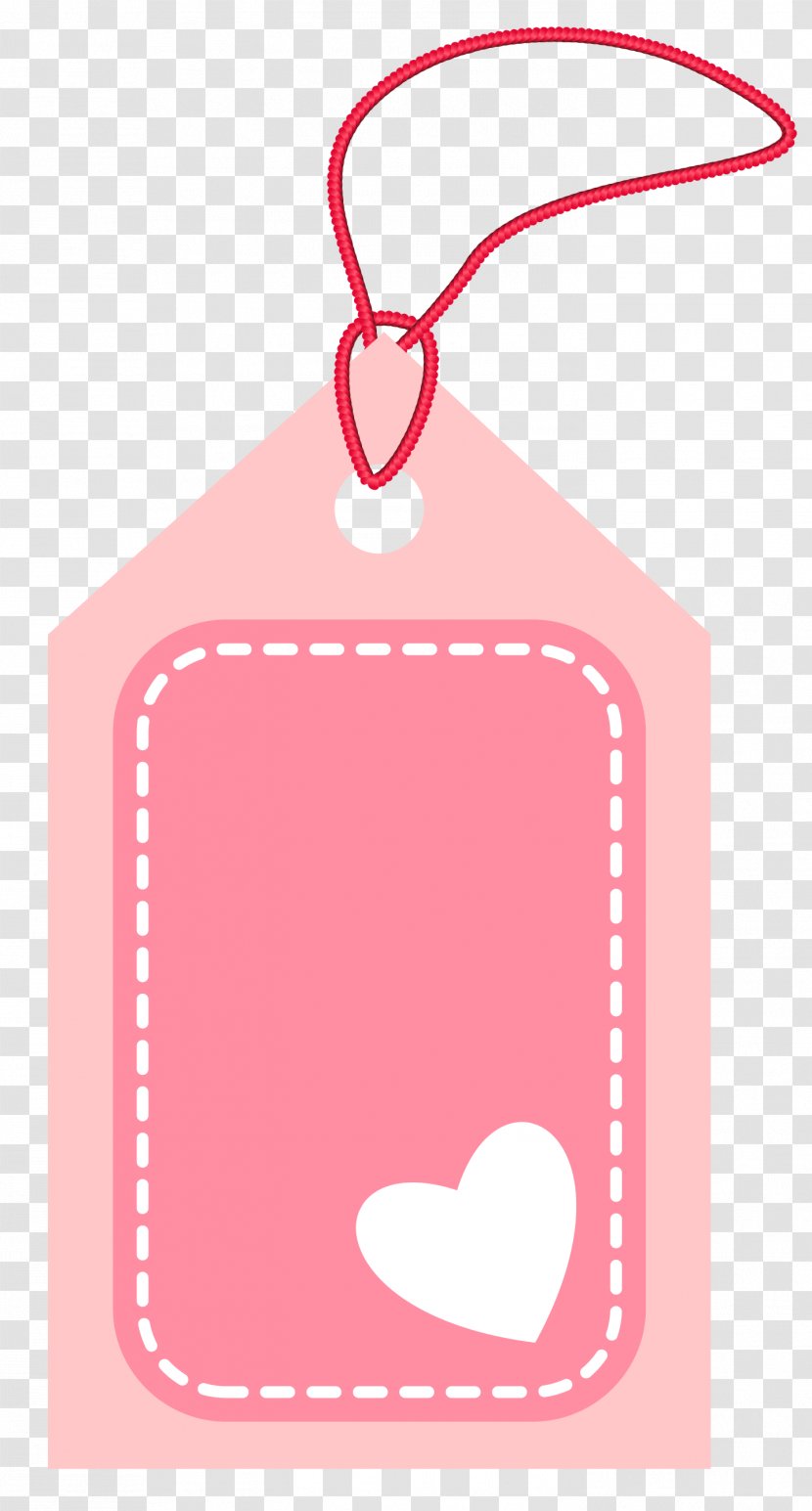 Label Paper Clip Art - Frame - Valentine Pink Clipart Picture Transparent PNG