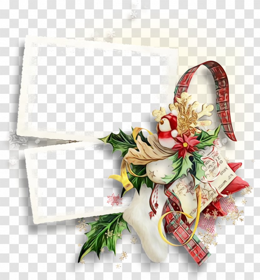 Christmas Decoration - Paint - Anthurium Bouquet Transparent PNG