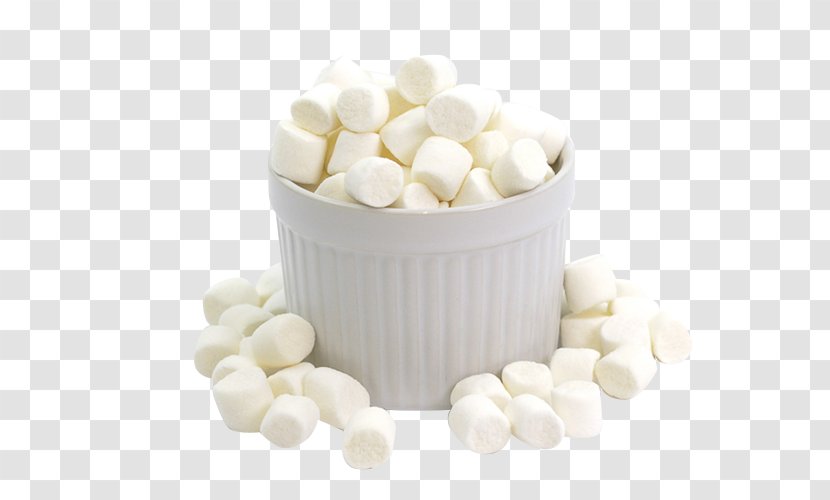 Marshmallow - White - Chocolate Confectionery Transparent PNG