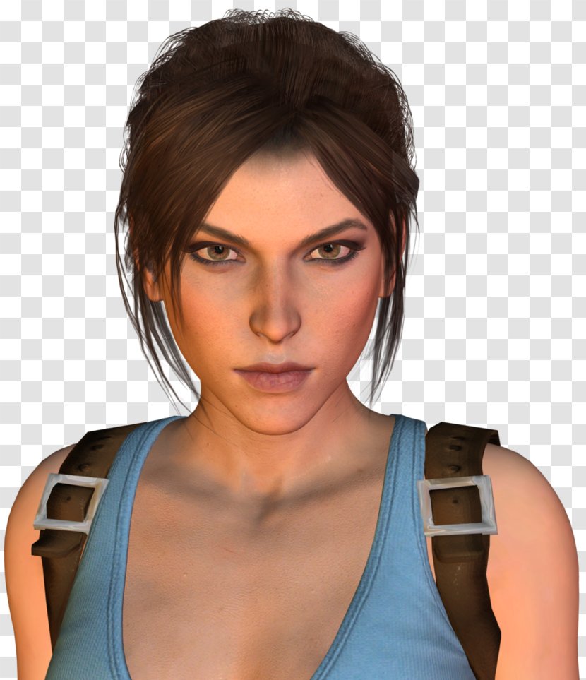Lara Croft Fan Art Digital DeviantArt - Chin Transparent PNG