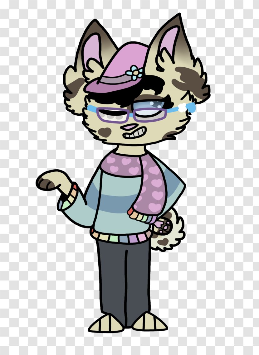 Clothing Accessories Character Cartoon Clip Art - Cat Transparent PNG