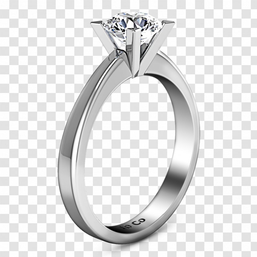 Wedding Ring Jewellery Gemstone Engagement - Platinum Transparent PNG