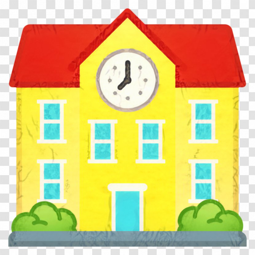 Emoji School - House - Rectangle Home Transparent PNG