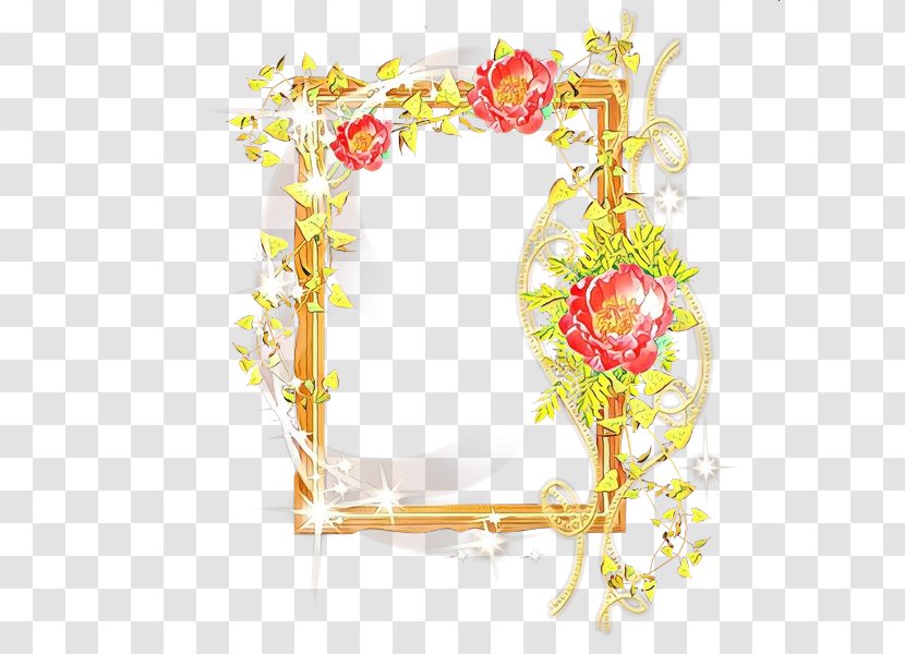 Flower Background Frame - Garden Roses - Picture Transparent PNG