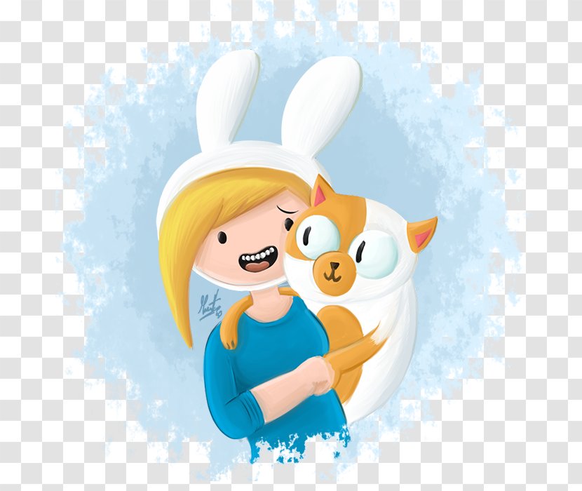 Easter Bunny Digital Art Painting - Fictional Character - Watercolor Cake Transparent PNG