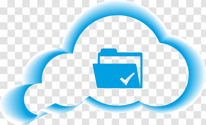 Cloud Storage Computing Data Technology - Blue Transparent PNG