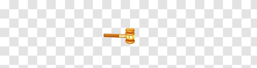 Yellow Pattern - Orange - Judge Hammer Transparent PNG