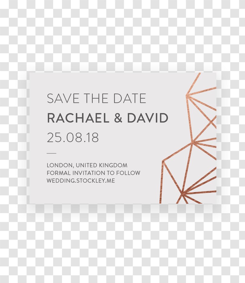 Geometry Save The Date Brand - Foil - Wedding Geometric Transparent PNG