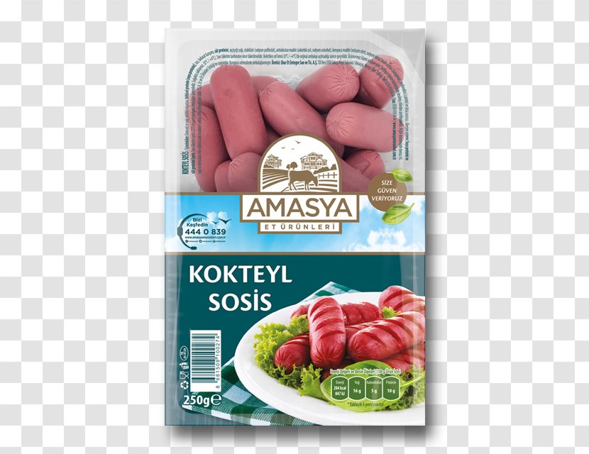 Salami Knackwurst Sausage Mortadella Pastirma - Salt Cured Meat Transparent PNG
