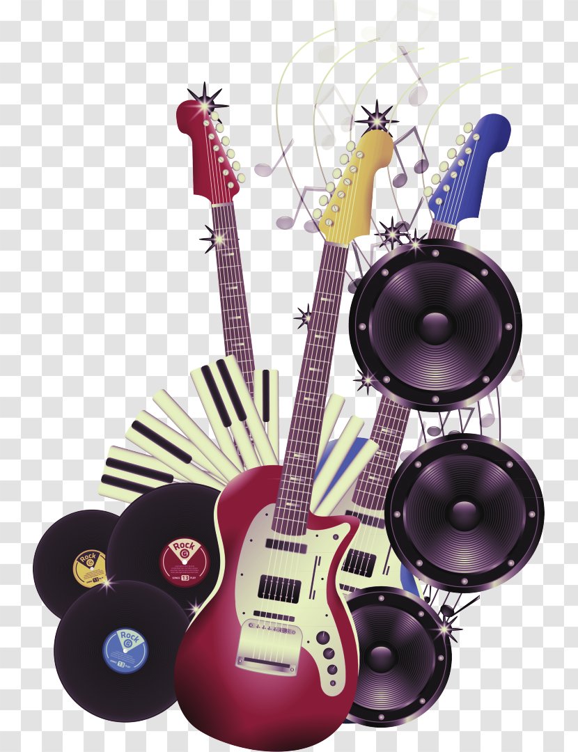 Guitar - Plucked String Instruments - Acoustic Bass Transparent PNG