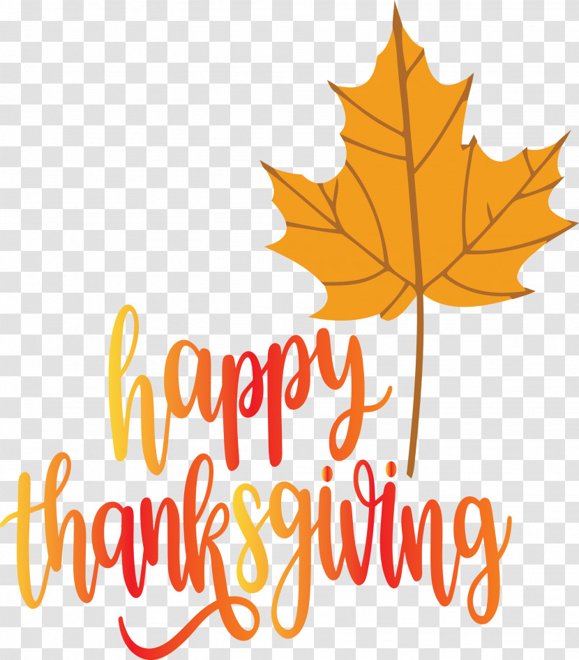 Happy Thanksgiving Autumn Fall Transparent PNG