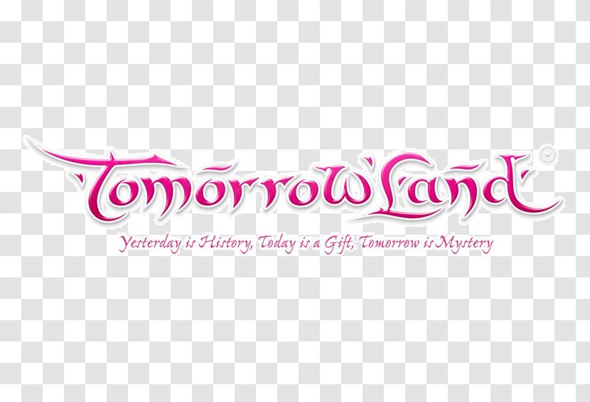 Tomorrowland Logo Brand Font Pink M - Text - Line Transparent PNG