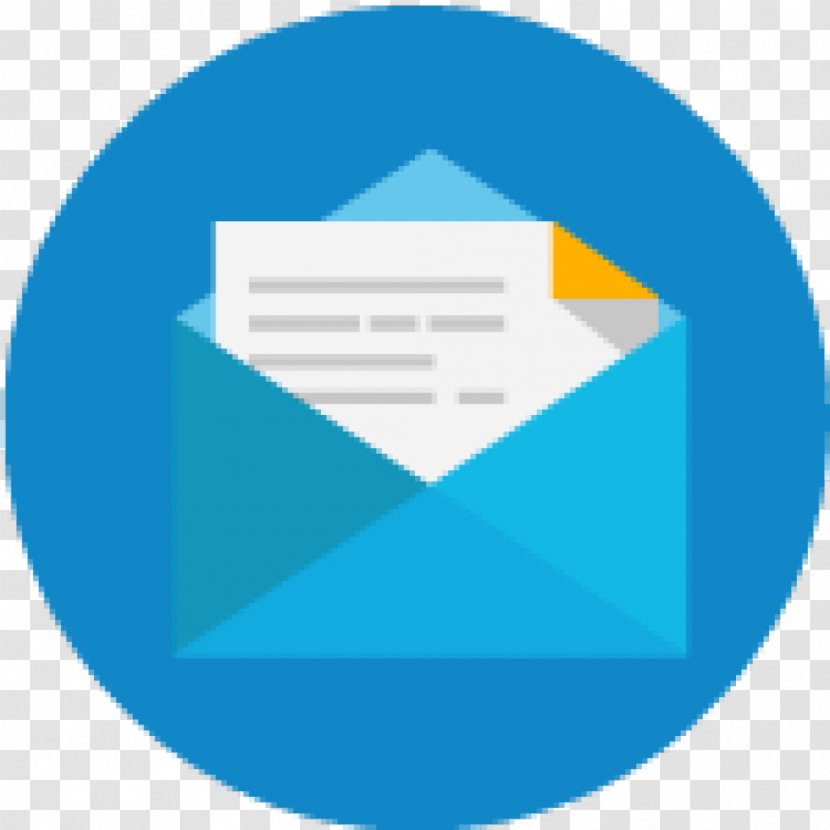 Blue Logo Circle Brand - Send Email Button Transparent PNG