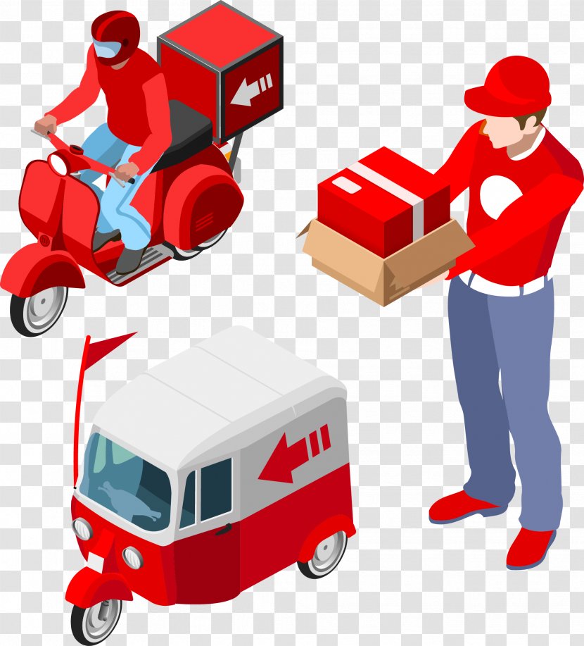 Logistics Delivery Clip Art - Motor Vehicle - Vector Business Express Small Geka Through Creative Transparent PNG