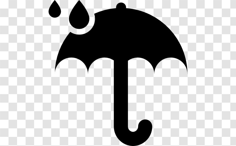 Umbrella Rain Drop Door - Black Transparent PNG