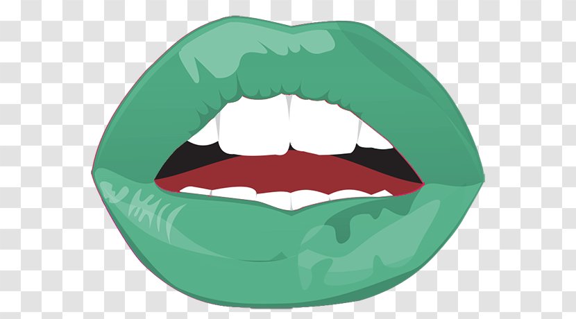 Lipstick Color Clip Art - Tooth - Mint Julep Transparent PNG