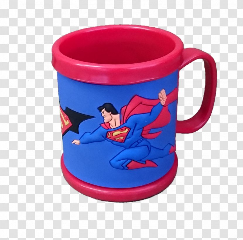 Mug Plastic Cup - Superman Batman Transparent PNG