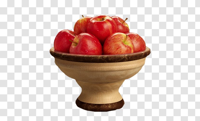 Apples In Bowl - Dish - Apple Transparent PNG