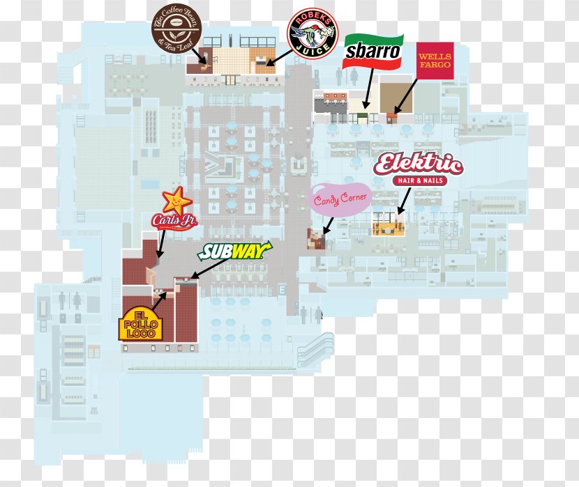 Brand Font - Food Map Transparent PNG