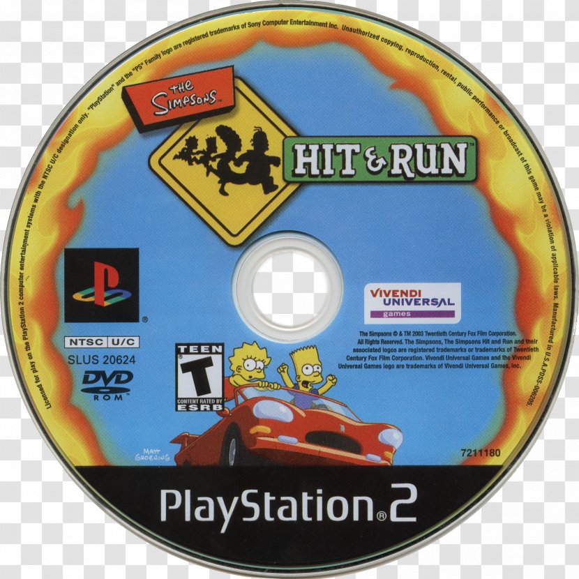 PlayStation 2 The Simpsons: Hit & Run 3 Simpsons Game GameCube - Heart - Xbox Transparent PNG