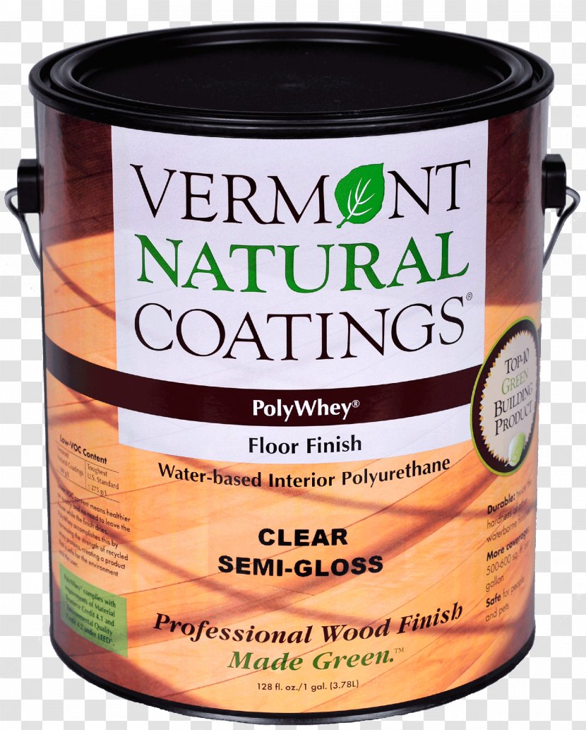 Vermont Natural Coatings Polywhey Floor Finish Satin Gallon 900102 101251 Product Varnish Quart Transparent PNG