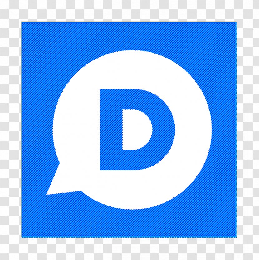 Social Networks Logos Icon Disqus - Electric Blue - Symbol Transparent PNG