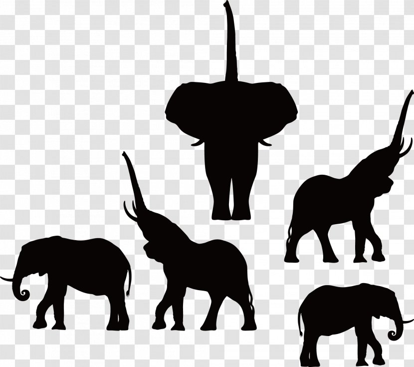 Ancient Egypt Totem Clip Art - Horse Like Mammal - Vector Elephant Action Transparent PNG