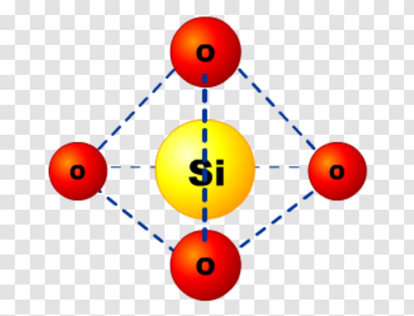 Silicon Dioxide Glass Molecule Structure - Quartz Transparent PNG