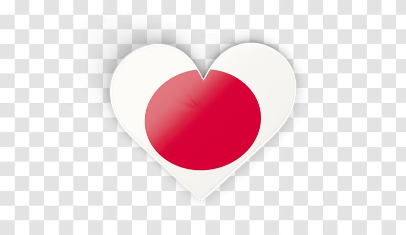 Product Design Love Heart - Japan Flag Transparent PNG
