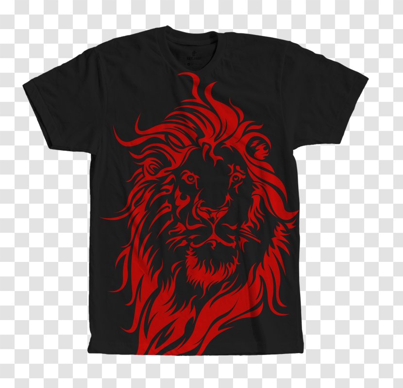 T-shirt Clothing Crew Neck Sleeve - Pocket - Lion Of Judah Transparent PNG