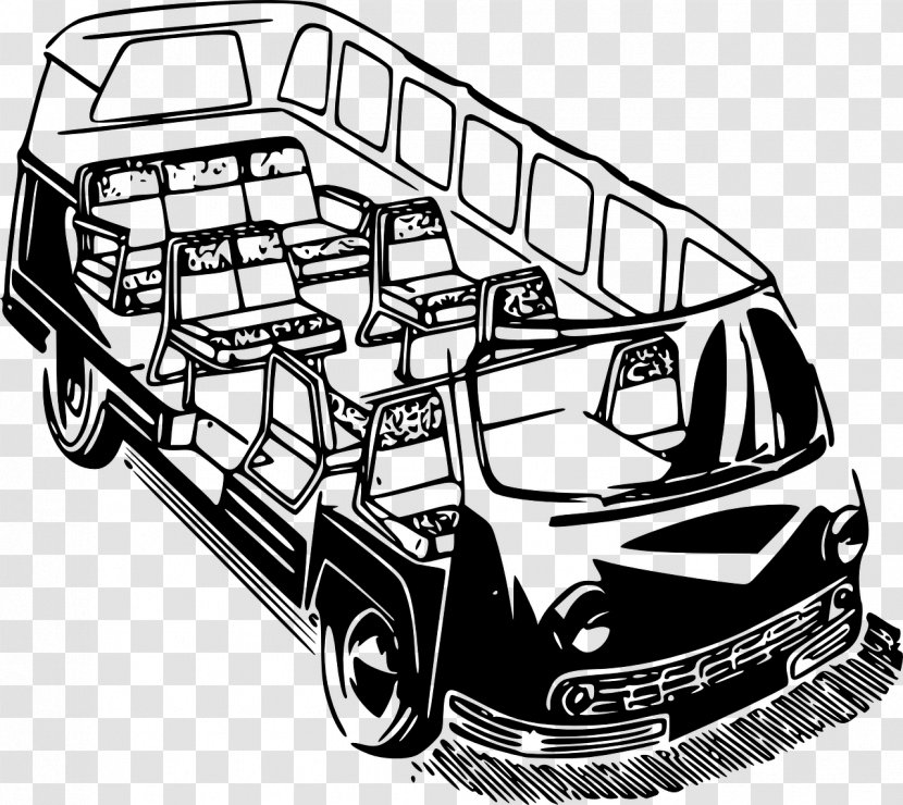Minivan Car Clip Art - Transport Transparent PNG