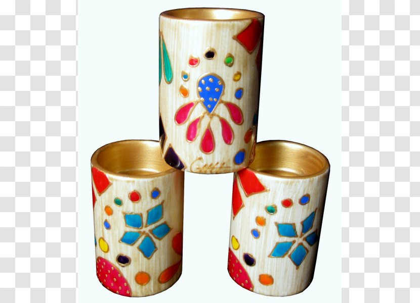Coffee Cup Ceramic Mug Vase - Hand Painted Gift Box Transparent PNG