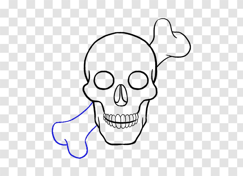 Drawing Skull And Crossbones Sketch - Watercolor - Fuk Upper Lower Ends Shading Transparent PNG