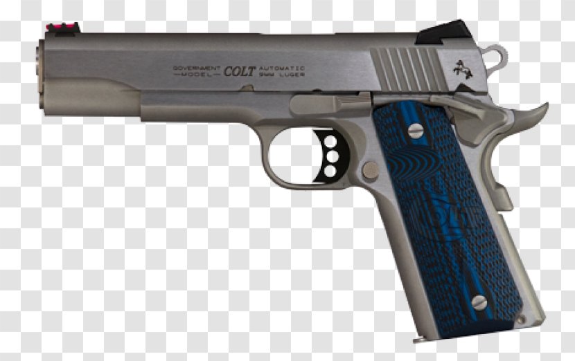 Beretta M9 M1911 Pistol Colt's Manufacturing Company 9×19mm Parabellum Semi-automatic - Ranged Weapon - Handgun Transparent PNG