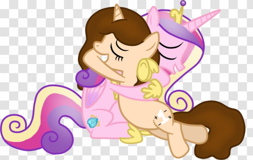 Princess Cadance Pony Hug Clip Art - Heart - Andrea Cliparts Transparent PNG