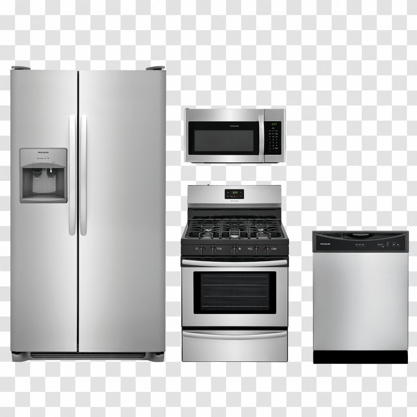 Refrigerator Frigidaire Home Appliance Cooking Ranges Microwave Ovens - Kitchen Appliances Transparent PNG