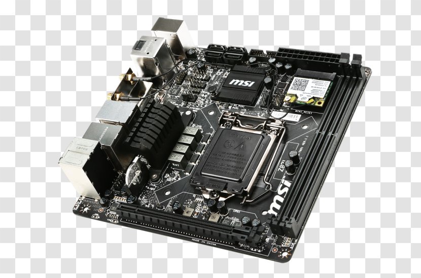 Motherboard LGA 1150 Mini-ITX CPU Socket Land Grid Array - Chipset - Msi Transparent PNG
