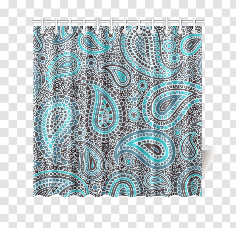 Paisley Turquoise - Aqua - Patterns Transparent PNG