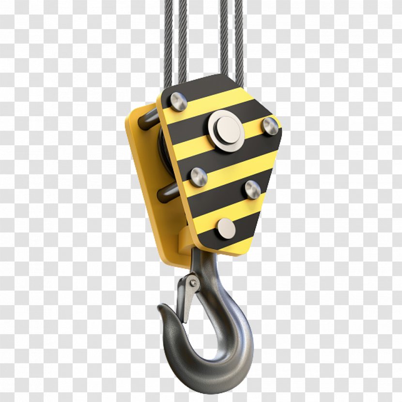 Lifting Hook Crane Pulley Illustration - Metal Transparent PNG