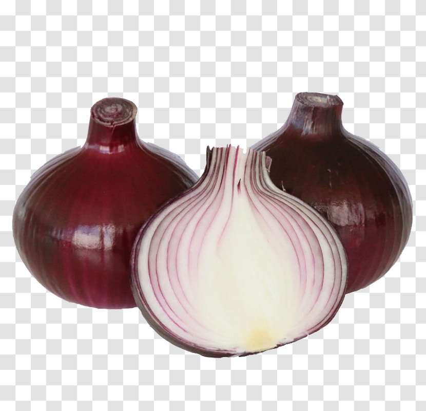 Red Onion Purple Vegetable - Food - Sliced ​​onion Transparent PNG
