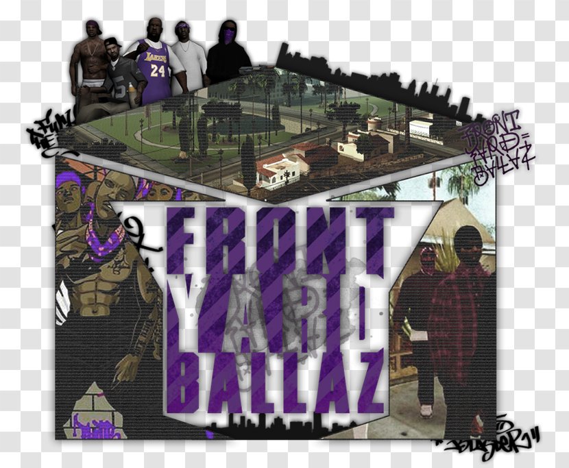 Ballas Gang Front Yard Mexican Mafia Game Transparent PNG