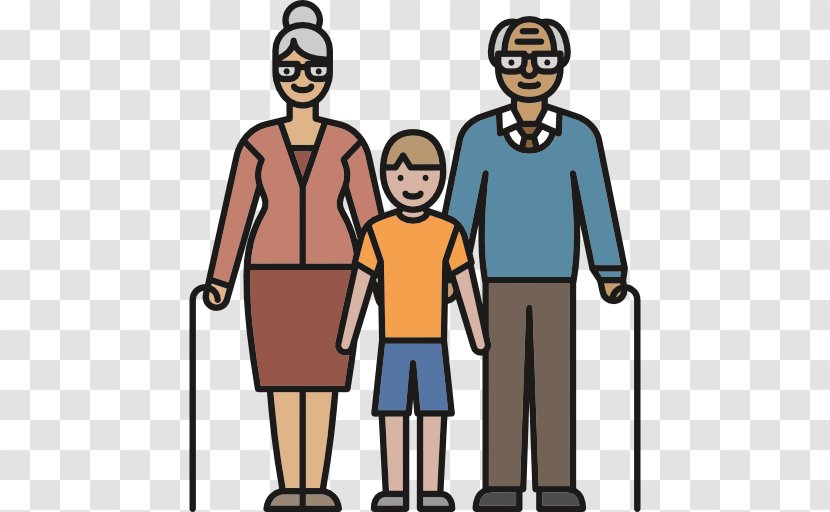 Family Grandparent Old Age - Infant - Grandparents Vector Transparent PNG