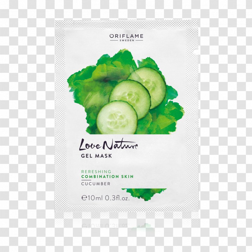 Oriflame Gel Skin Cosmetics Cucumber - Vegetable Transparent PNG